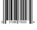 Barcode Image for UPC code 031398700234