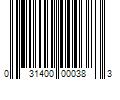 Barcode Image for UPC code 031400000383