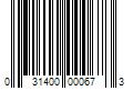 Barcode Image for UPC code 031400000673