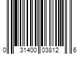 Barcode Image for UPC code 031400038126