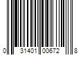 Barcode Image for UPC code 031401006728