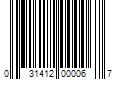 Barcode Image for UPC code 031412000067