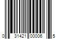 Barcode Image for UPC code 031421000065