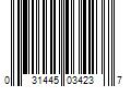 Barcode Image for UPC code 031445034237