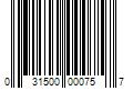 Barcode Image for UPC code 031500000757