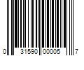 Barcode Image for UPC code 031590000057