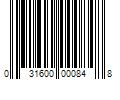 Barcode Image for UPC code 031600000848