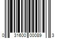 Barcode Image for UPC code 031600000893