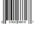 Barcode Image for UPC code 031600666167