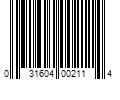 Barcode Image for UPC code 031604002114