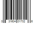 Barcode Image for UPC code 031604017026