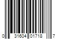 Barcode Image for UPC code 031604017187