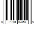 Barcode Image for UPC code 031604028183