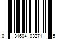 Barcode Image for UPC code 031604032715