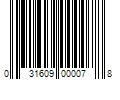 Barcode Image for UPC code 031609000078