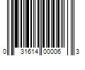 Barcode Image for UPC code 031614000063