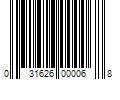 Barcode Image for UPC code 031626000068