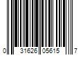 Barcode Image for UPC code 031626056157