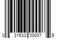 Barcode Image for UPC code 031633000075