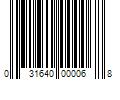 Barcode Image for UPC code 031640000068. Product Name: 