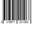 Barcode Image for UPC code 0316571201068