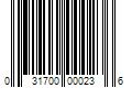 Barcode Image for UPC code 031700000236