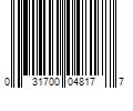 Barcode Image for UPC code 031700048177