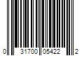 Barcode Image for UPC code 031700054222