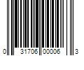 Barcode Image for UPC code 031706000063