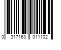 Barcode Image for UPC code 0317163011102