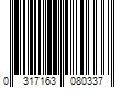 Barcode Image for UPC code 0317163080337