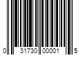 Barcode Image for UPC code 031730000015