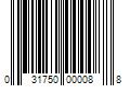 Barcode Image for UPC code 031750000088