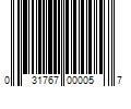 Barcode Image for UPC code 031767000057