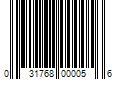 Barcode Image for UPC code 031768000056