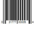 Barcode Image for UPC code 031777000054