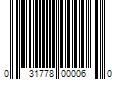 Barcode Image for UPC code 031778000060