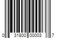 Barcode Image for UPC code 031800000037