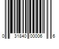 Barcode Image for UPC code 031840000066