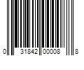 Barcode Image for UPC code 031842000088