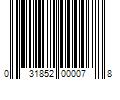 Barcode Image for UPC code 031852000078