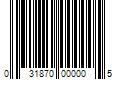 Barcode Image for UPC code 031870000005