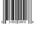 Barcode Image for UPC code 031930245186