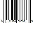 Barcode Image for UPC code 031934000095