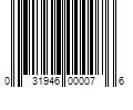 Barcode Image for UPC code 031946000076