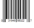 Barcode Image for UPC code 031949553227