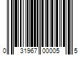 Barcode Image for UPC code 031967000055