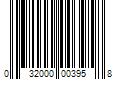 Barcode Image for UPC code 032000003958