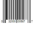 Barcode Image for UPC code 032000005877