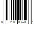 Barcode Image for UPC code 032000006201